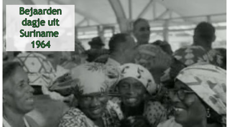 Bejaarden een dagje uit Suriname 1964