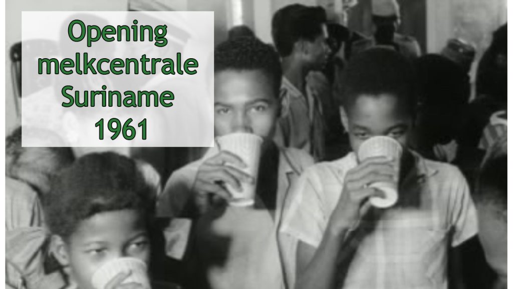 Opening melkcentrale Suriname (1961)