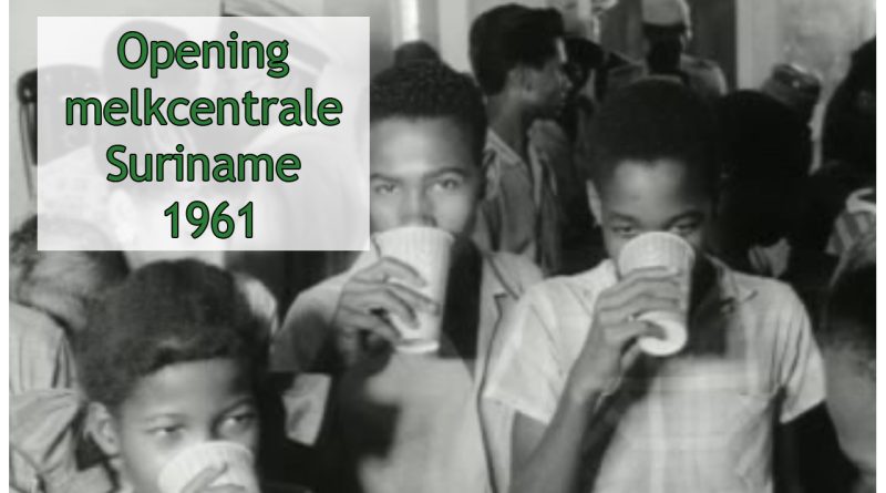 Opening melkcentrale Suriname (1961)