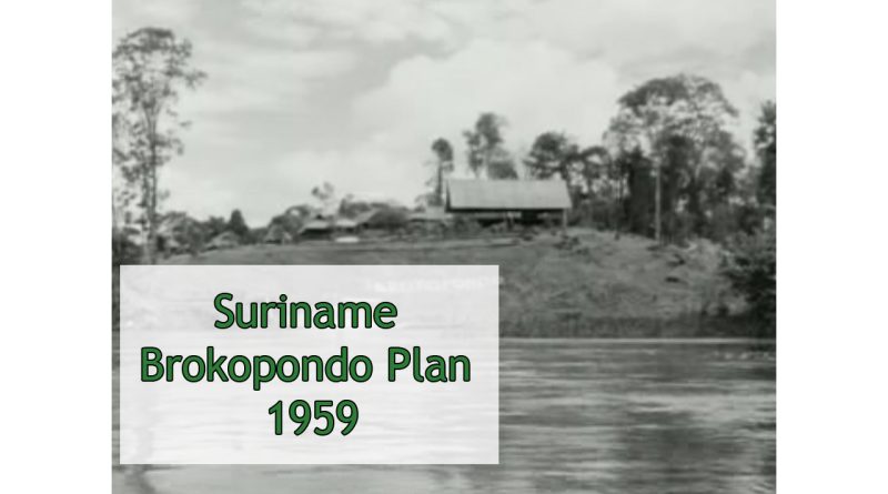 Uitvoering Brokopondo Plan 1959
